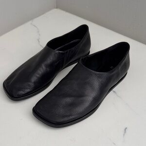 Zara Black Leather Women's Flats size 37
